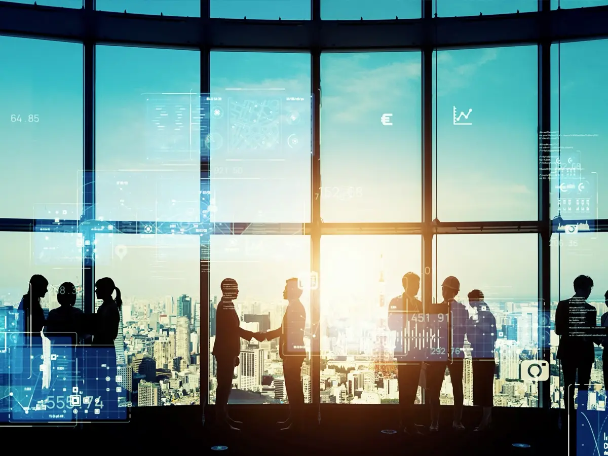 Team working on ComServices project